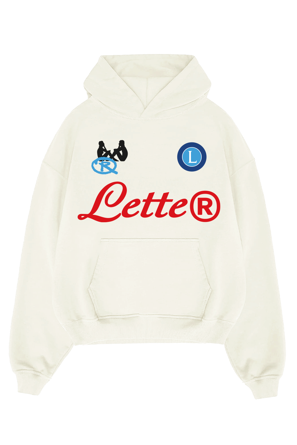 Napoli white hoodie