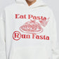 Pasta white hoodie