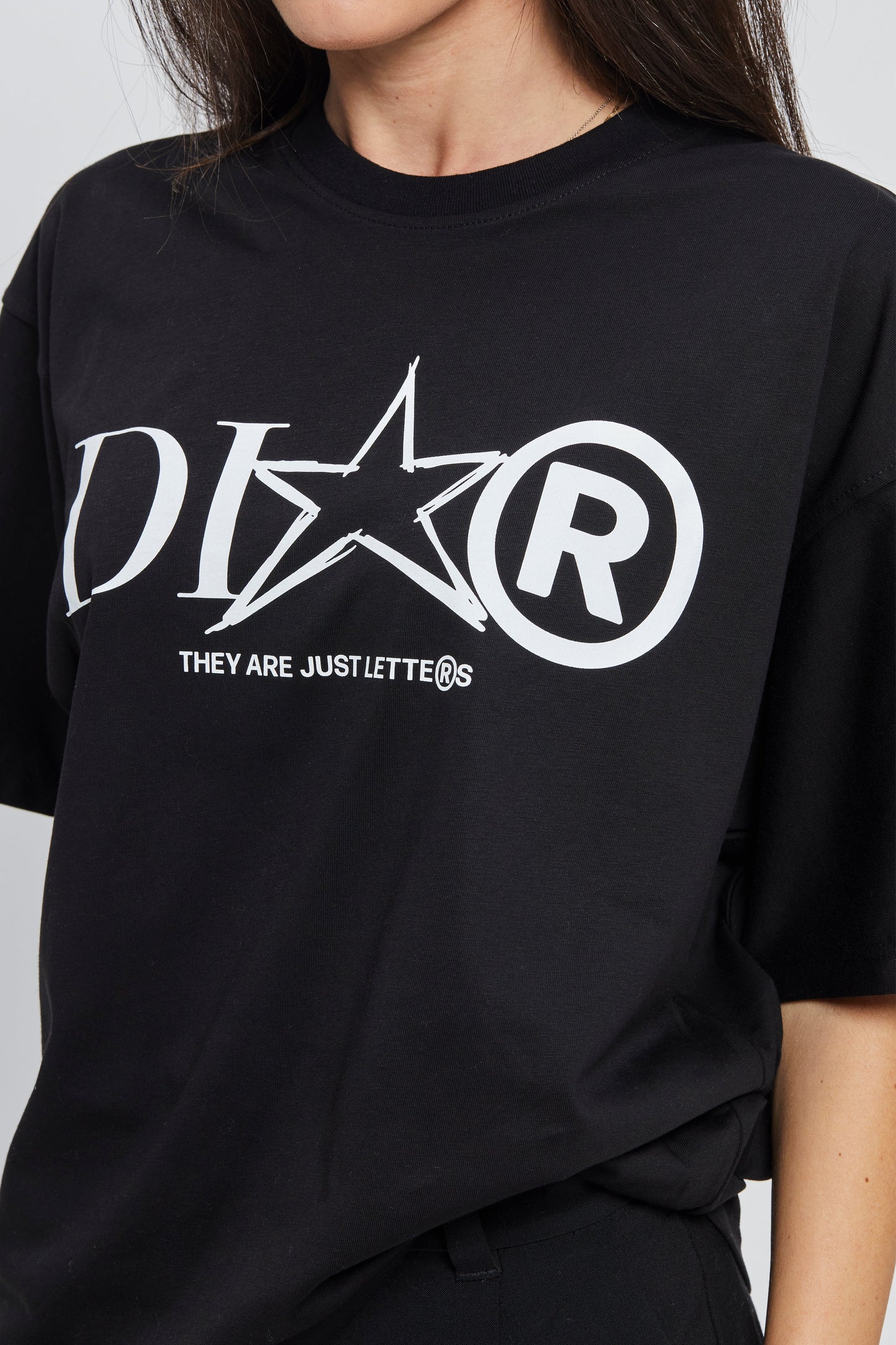 Di0r black tee