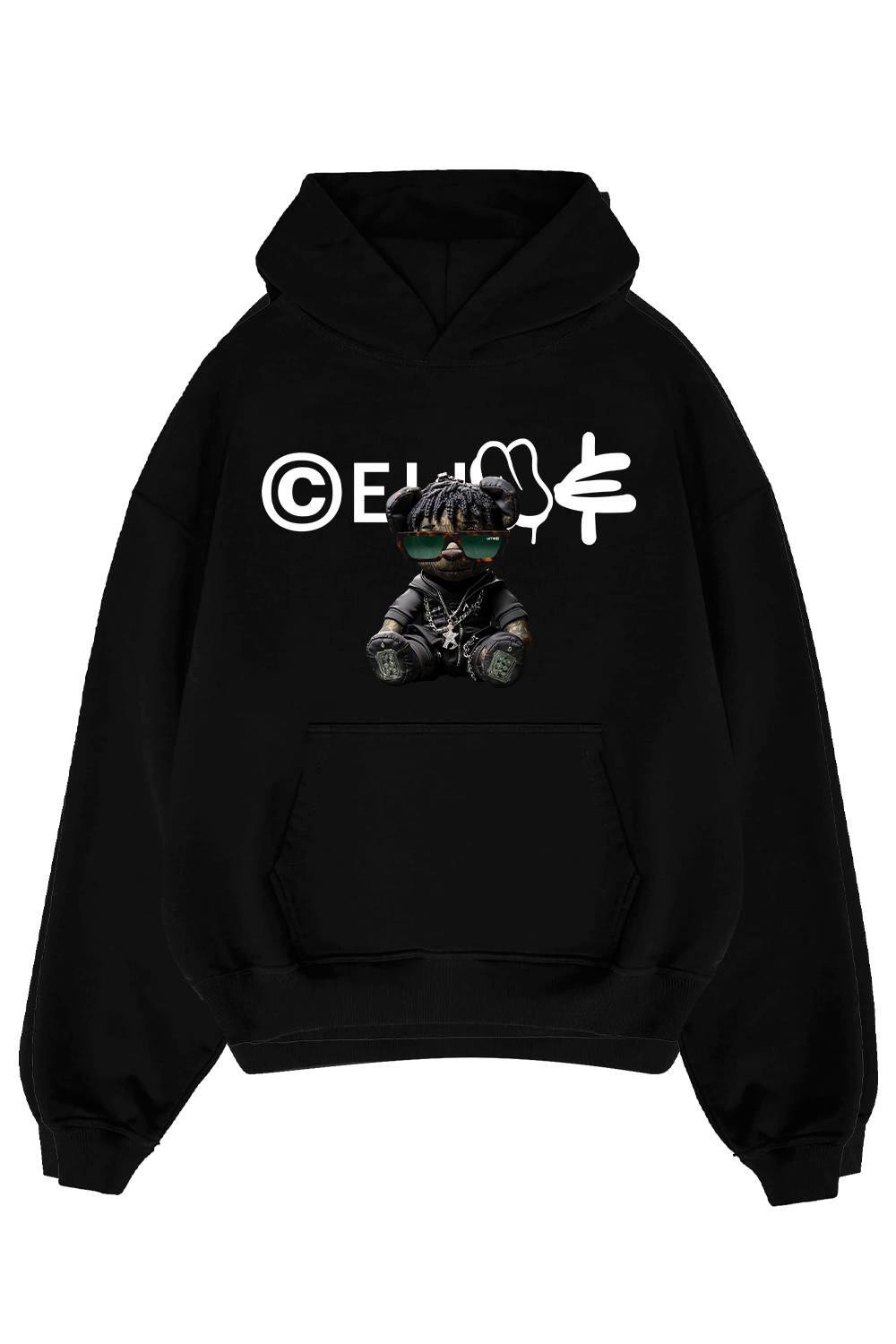 CLN - Bear black hoodie
