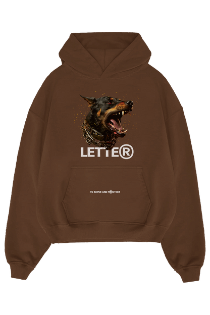 Doberman chocolate hoodie