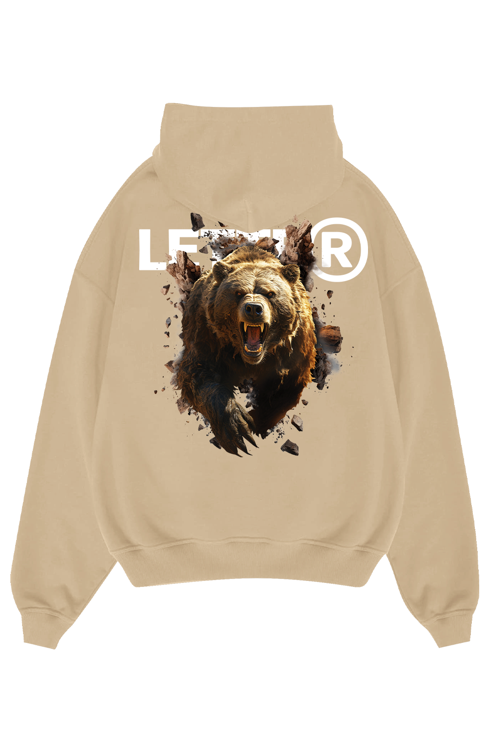 Bear sand hoodie