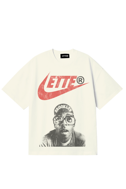 Spike white tee